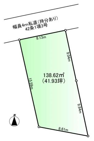 仲介手数料半額　日の出町大字平井　売地