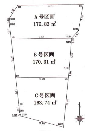 仲介手数料無料　青梅市友田町1丁目　売地　B号区画(全3区画)