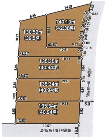 仲介手数料無料　瑞穂二本木24-1期　売地　4号地(全5区画)