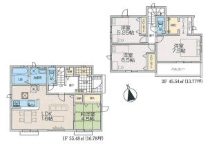 仲介手数料無料　青梅市長淵4期　新築一戸建　4号棟(全14区画)