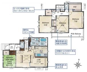 仲介手数料無料　福生南田園　新築一戸建て　2号棟(全10棟)