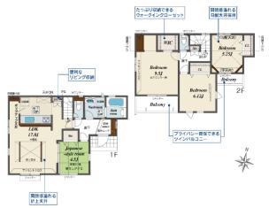 仲介手数料無料　福生南田園　新築一戸建て　7号棟(全10棟)