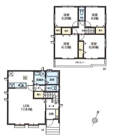 仲介手数料無料　青梅今井15期　新築一戸建て　M号棟(全26区画)