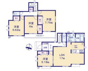 仲介手数料無料　青梅長淵　新築一戸建て　D号棟(全8棟)